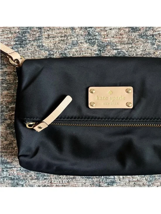 kate spade Black Crossbody with Gold Hardware and Adjustable Strap - Picture 2 of 6